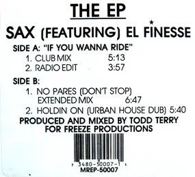 Sax Featuring El Finesse - The EP