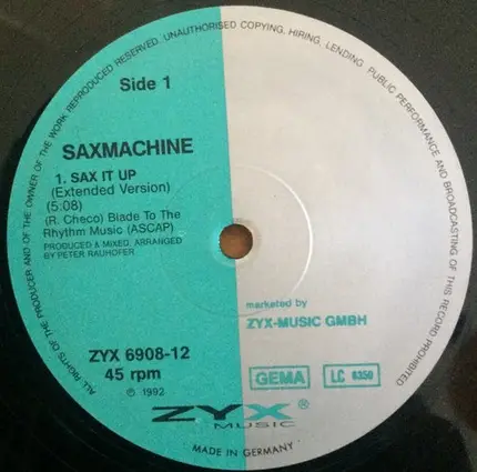 Saxmachine - Sax It Up