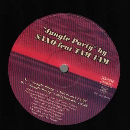 Saxo feat. Tam Tam - Jungle Party