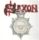 LP - Saxon - Strong Arm Of The Law - Booklet + Insert