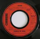 7inch Vinyl Single - Saxon - Wheels Of Steel
