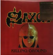 LP - Saxon - Killing Ground - Insert / Red & Silver Marbled Vinyl / Numbered