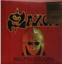 LP - Saxon - Killing Ground - Insert / Red & Silver Marbled Vinyl / Numbered