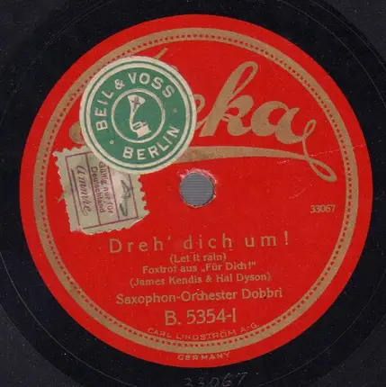 Saxophon-Orchester Dobbri - Dreh' dich um! / Besuch' mich mal in Korsika
