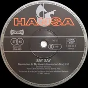 12inch Vinyl Single - Say Say - Revolution In My Heart (Revolution Mix)
