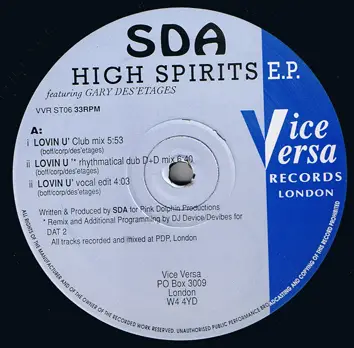 Sda - High Spirits EP