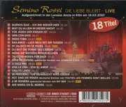 CD - Semino Rossi - Die Liebe Bleibt Live