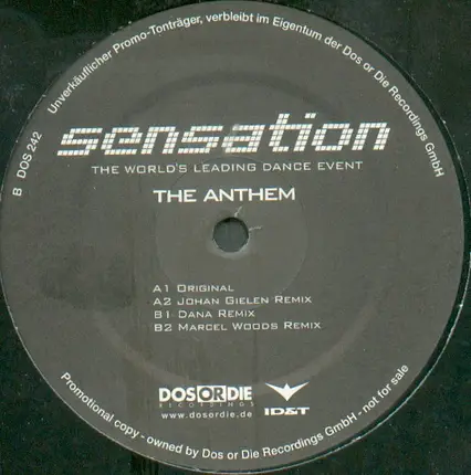 Sensation - The Anthem