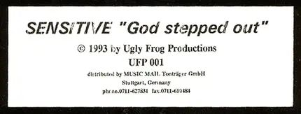 Sensitive - God Stepped Out