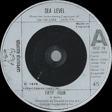 Sea Level - Fifty-Four
