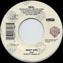7inch Vinyl Single - Seal - Don't Cry