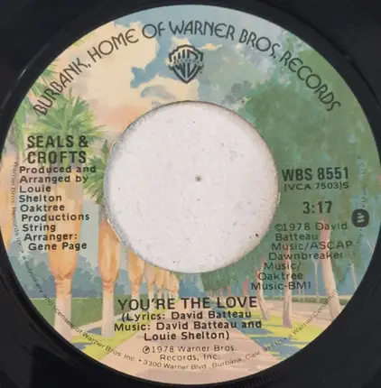 Seals & Crofts - You're The Love