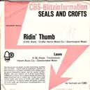 7inch Vinyl Single - Seals & Crofts - Ridin' Thumb