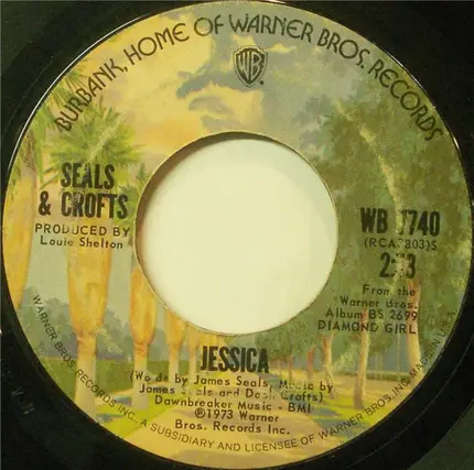 Seals & Crofts - We May Never Pass This Way/Jessica