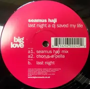 12inch Vinyl Single - Seamus Haji - Last Night A DJ Saved My Life