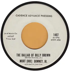Sean Morton Downey Jr. - The Ballad Of Billy Brown