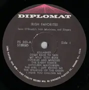 LP - Sean O'Grady's Irish Musicians And Singers - Irish Favorites