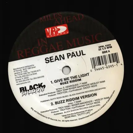 Sean Paul - Give Me The Light