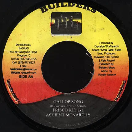 Sean Paul / Kid Kurrupt / Looga Man / Frisco Kid - The Dutty Cliche / Gallop Song