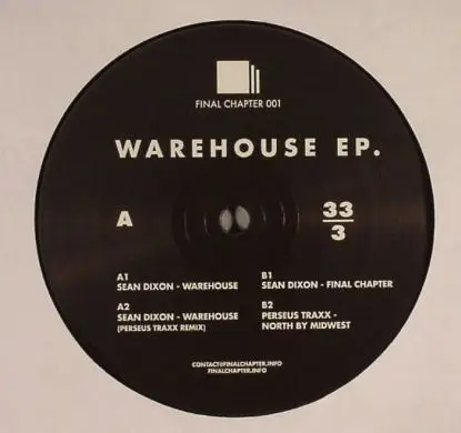 Sean Dixon/ Perseus Traxx - Warehouse Ep