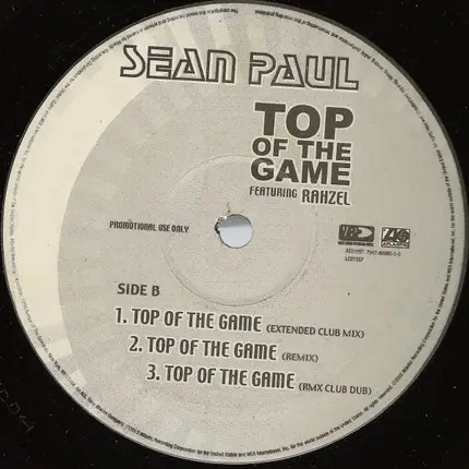 Sean Paul Feat. Rahzel - Top Of The Game