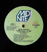 12'' - Sean Taylor - Come Back To Me
