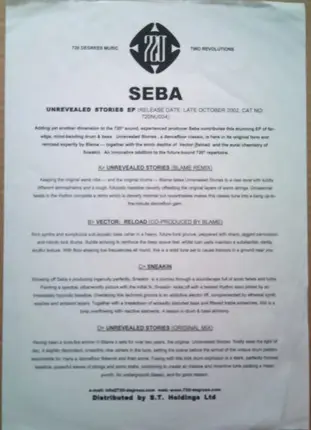Seba - Unrevealed Stories
