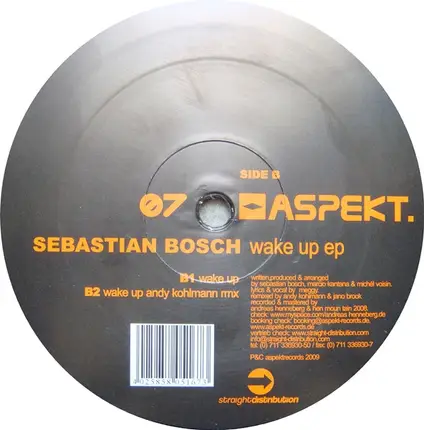 Sebastian Bosch - Wake Up Ep