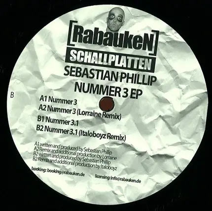 Sebastian Phillip - Nummer 3 Ep