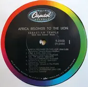 LP - Sebastian Temple - Africa Belongs To The Lion - Mono