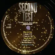 12inch Vinyl Single - Second Test - Creative Source Chapter One