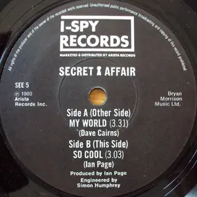 Secret Affair - My World