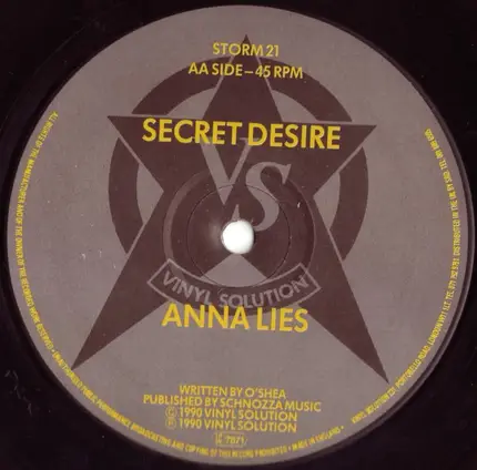 Secret Desire - White Light / Anna Lies