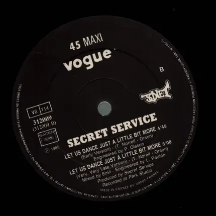 Secret Service - Let Us Dance Just A Little Bit More (New Mix)