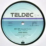 12inch Vinyl Single - Secret Service - Say, Say