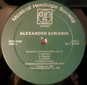 LP - Scriabine - Sonata No. 3, Op. 23 And Other Works For Piano