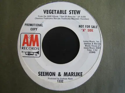 Seemon & Marijke - Vegetable Stew / The Son Of America