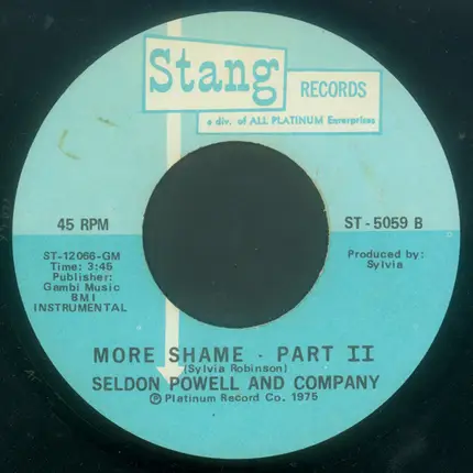 Seldon Powell And Shirley & Company - More Shame