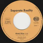 7inch Vinyl Single - Separate Reality - Metal Skies / Enough