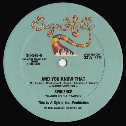 Sequence - And You Know That