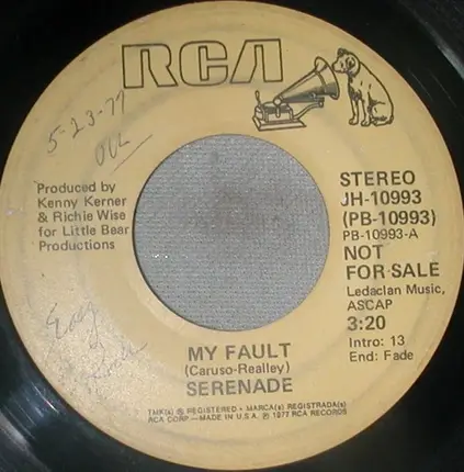 Serenade - My Fault