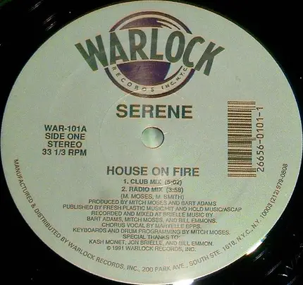 Serene - House On Fire