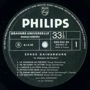 LP - Serge Gainsbourg - La Chanson De Prévert