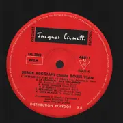 LP - Serge Reggiani - Chante Boris Vian - Gatefold Sleeve
