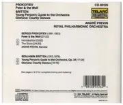 CD - Prokofiev / Britten - Prokofiev: Peter And The Wolf / Britten: The Young Person's Guide To The Orchestra. Gloriana: Courtly Dances.