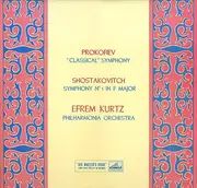 LP - Prokofiev / Shostakovich - 'Classical' Symphony / Symphony No 1 In F Major - Mono