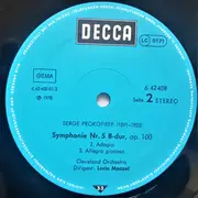 LP - Prokofiev - Symphony Nr. 5 B-dur Op. 100