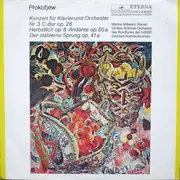 LP - Prokofiev - Konzert Für Klavier Und Orchester Nr. 3 C-dur Op. 26 • Herbstlich Op. 8 • Andante Op. 50 a • Der Stählerne Sprung Op. 41 a - Black Label