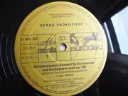 LP - Sergei Prokofiev , Mstislav Rostropovich , Moscow Philharmonic Orchestra , Kurt Sanderling - Symphonisches Konzert Für Violoncello Und Orchester