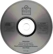 CD - Sergei Prokofiev , Royal Liverpool Philharmonic Orchestra , Libor Pešek - Romeo & Juliet - Extracts